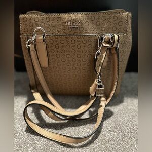 Guess Tan Crossbody Bag.